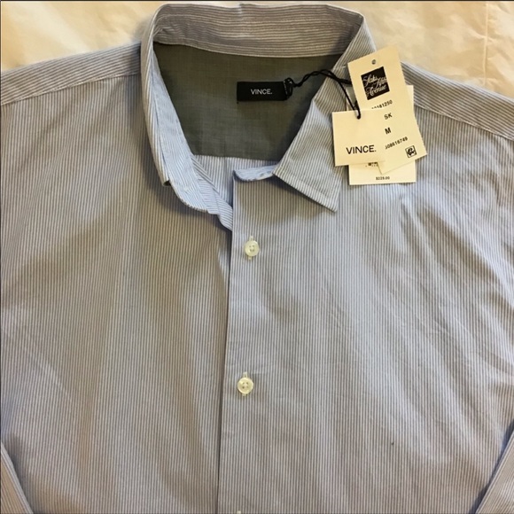 NWT Vince long sleeve dress shirt - Picture 2 of 2